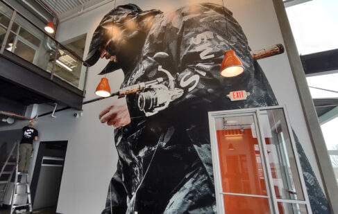 Simms Fishing HQ Wall Wrap